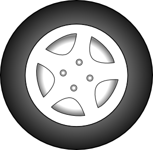 Wheels  Rims on Wheel Chrome Rims Clip Art   Vector Clip Art Online  Royalty Free