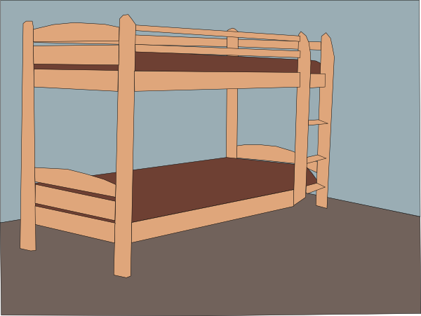 Double Bed Clip Art at Clker.com - vector clip art online, royalty ...