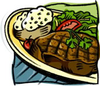 Steak Tips Clipart Image