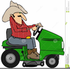 John Deere Riding Mower Clipart Image