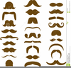 Moustache Styles Clipart Image