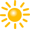 Weather Sunny Clip Art