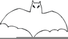 Bat Clipart Outline Image