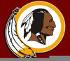 Redskin Football Clipart Image