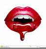 Bloody Fangs Clipart Image