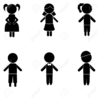 Boy And Girl Running Clipart Image