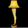 Christmas Story Leg Lamp Clipart Image