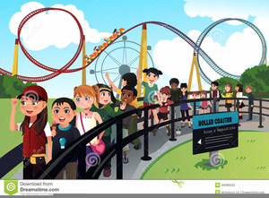 Clipart Of Roller Coaster Ride Image
