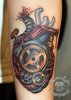 Steampunk Heart Tattoo Image