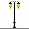 New Orleans Lamp Post Clipart Image
