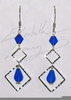 Blue Diamond Earrings Image