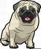 Free Pug Puppy Clipart Image