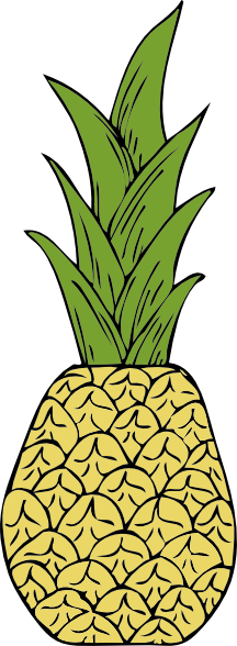 clipart of pineapple - photo #32