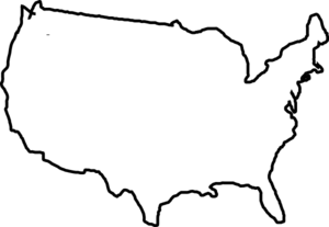 Usa Map Clipart Png