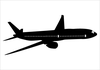 Jet Airliner Clipart Image