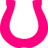 Pink Horseshoe Clip Art