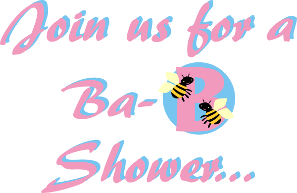 baby girl shower invitations clip art - photo #22