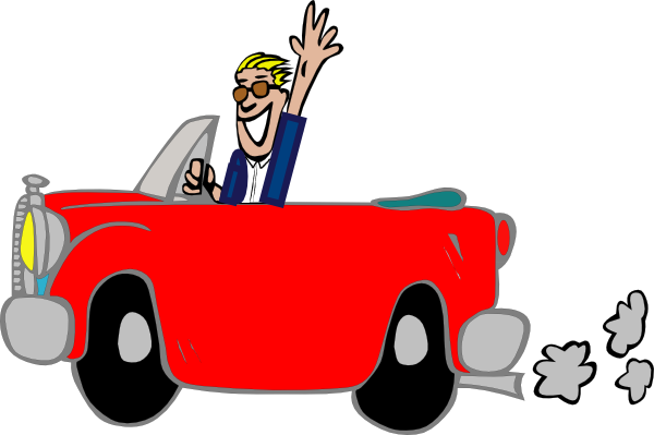 free clipart driving a car - photo #21