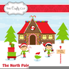 Santas Workshop Clipart Image