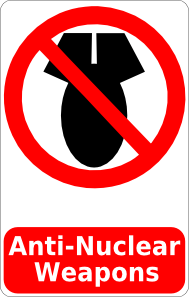 Cibo Anti Nuclear Weapons Sign Clip Art