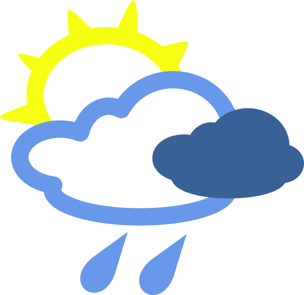 weather symbols for kids. Sun And Rain Weather Symbols