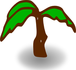 Rpg Map Symbols Palm Tree 3 Clip Art