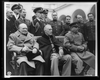 Crimean Conference--prime Minister Winston Churchill, President Franklin D. Roosevelt, And Marshal Joseph Stalin At The Palace In Yalta, Where The Big Three Met  / /u.s. Signal Corps Photo. Image