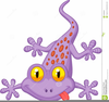 Cartoon Gecko Clipart Image