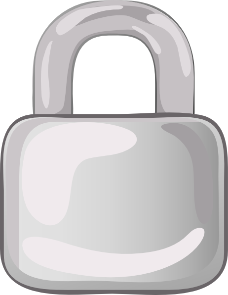 Padlock Silver Clip Art - Best WEB Clipart