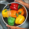 Washing Peppers Image