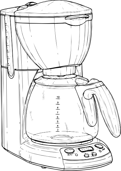 clipart coffee maker - photo #15