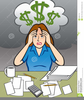 Money Problems Clipart Image