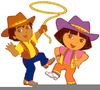 Cowgirl Dora Clipart Image