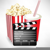 Free Clipart Of Movies And Popcorn Image