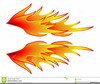 Racing Flames Clipart Design Image