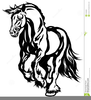 Draft Horse Clipart Image