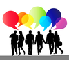 Clipart Of People Talking Image