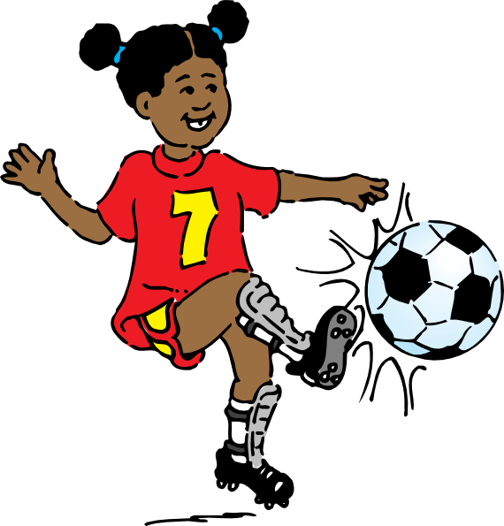 Girl Playing Soccer · By: OCAL 7.5/10 87 votes