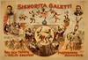 Signorita Galetti And Her Troupe Of The World S Greatest Performing Monkeys Image