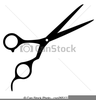 Salon Shears Clipart Image