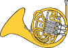 French Horn Clip Art