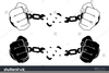 Handcuffs Clipart Black And White Image