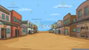 Western Town Clipart Image