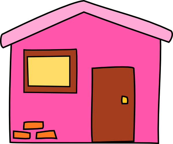pink house clipart - photo #5