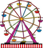 Farris Wheel Clipart Image