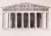Parthenon Front Drawing Image