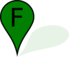 Green F Clip Art