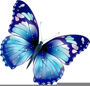 Black And White Butterfly Clipart Image