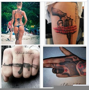 Tattoo Pistolet Femme Image