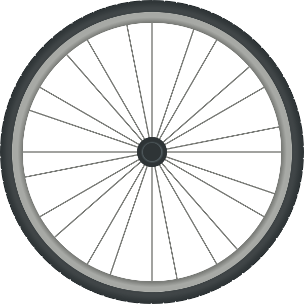 clipart bike wheel - photo #3